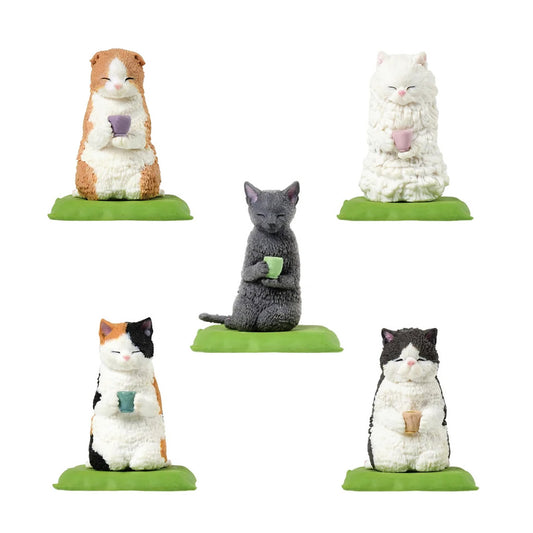 Tea Time Cats (Hokkori Biyori Neko) Assorted Blind Box Mini Figure Yell