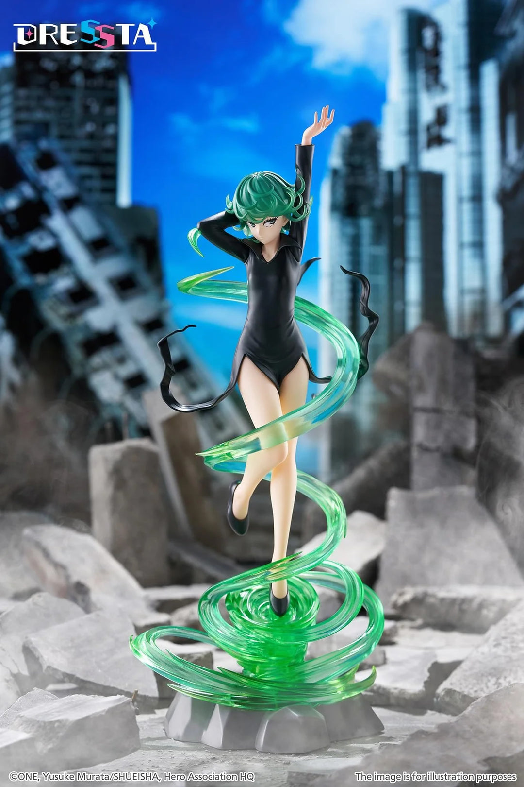 Terrible Tornado Dressta Tatsumaki One-Punch Man Figure Taito