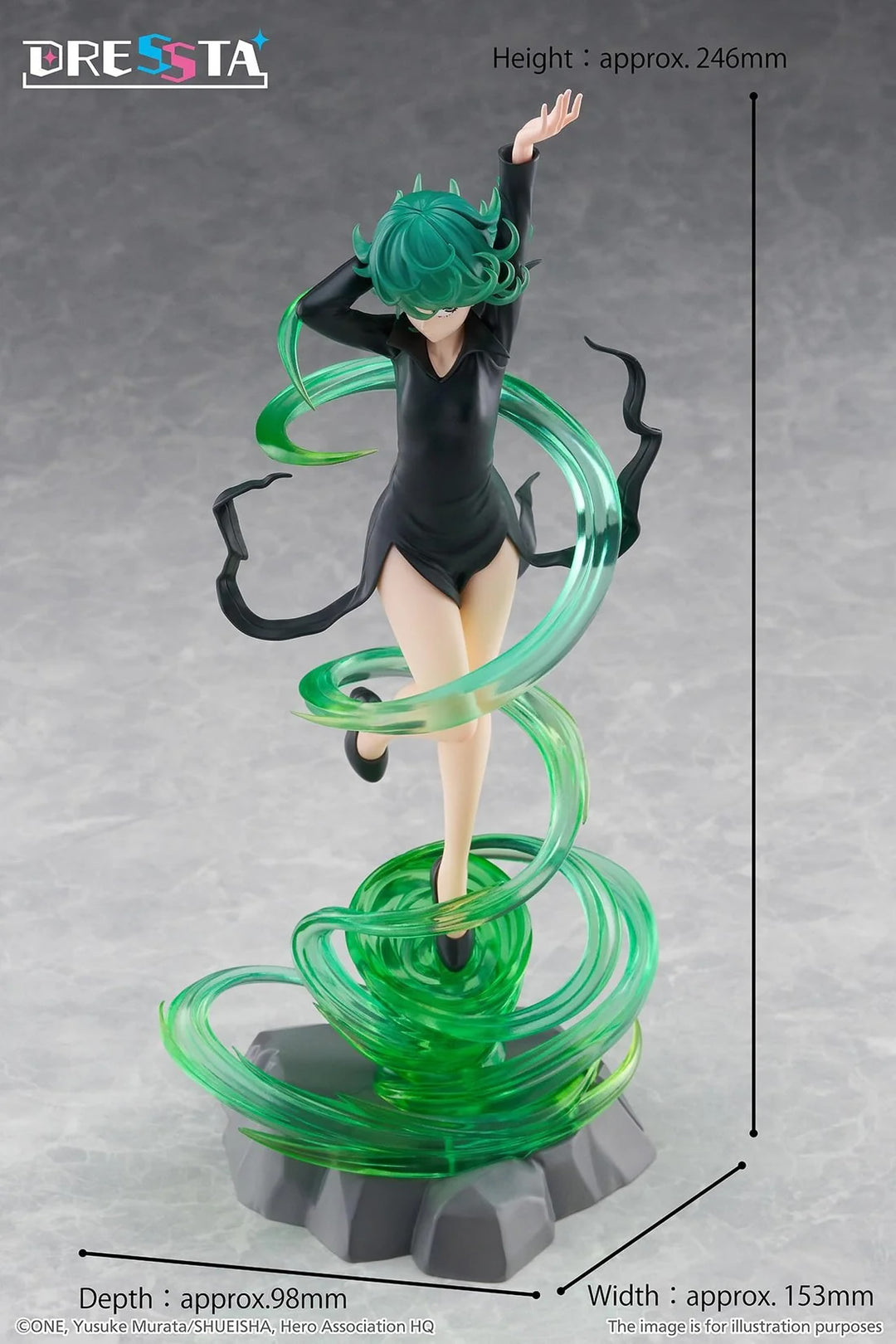 Terrible Tornado Dressta Tatsumaki One-Punch Man Figure Taito
