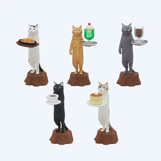 The Cat Retro Cafe (Neko no Jun Kissa) Assorted Blind Box Mini Figure Kitan Club