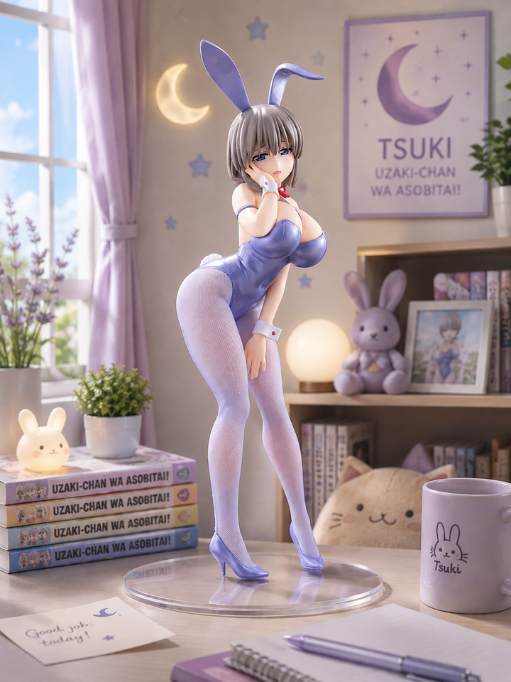 Tsuki Uzaki (Metallic Purple Ver.) BiCute Bunnies Uzaki-chan Wants to Hang Out! Figure FuRyu