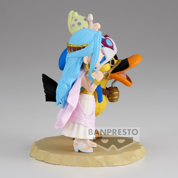Nefertari Vivi &amp; Karoo Log Stories WCF World Collectable Mini-Figure One Piece Banpresto