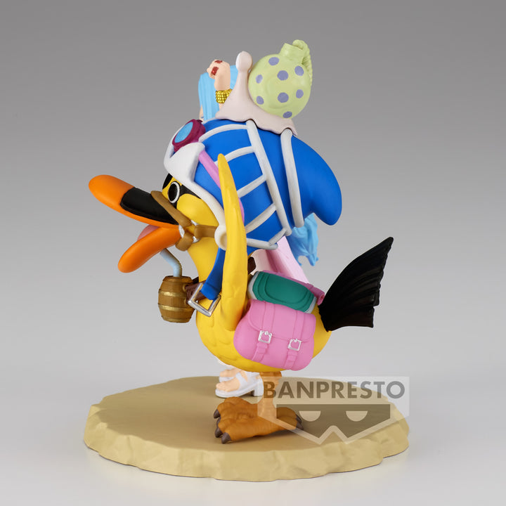 Nefertari Vivi &amp; Karoo Log Stories WCF World Collectable Mini-Figure One Piece Banpresto