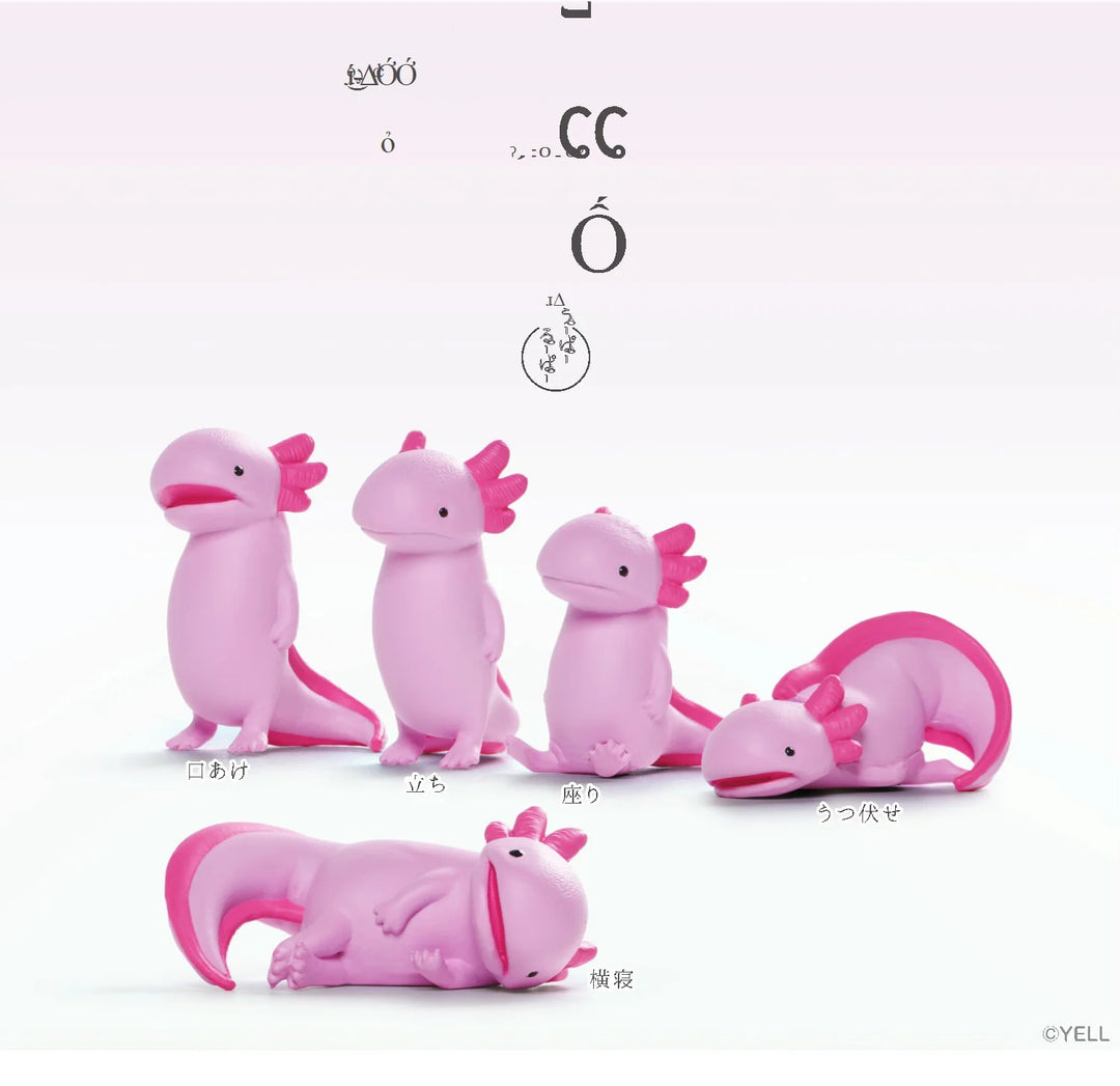 Void Axolotl Wooper Looper Assorted Blind Box Mini Figure YELL