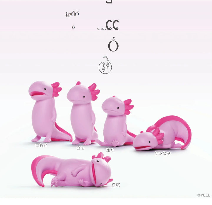 Void Axolotl Wooper Looper Assorted Blind Box Mini Figure YELL