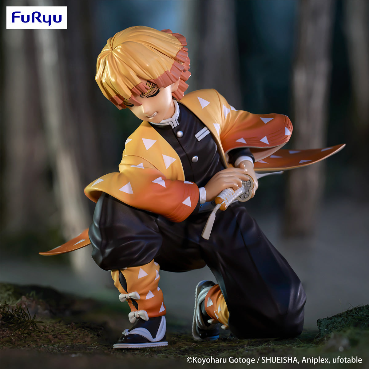 Zenitsu Agatsuma Noodle Stopper Demon Slayer Kimetsu No Yaiba Figure FuRyu