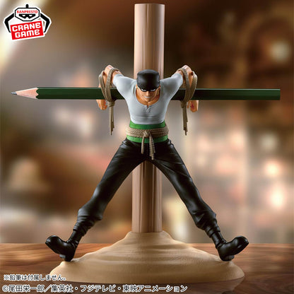 Roronoa Zoro Pirate Hunter Fig Life One Piece Figure Banpresto Bandai