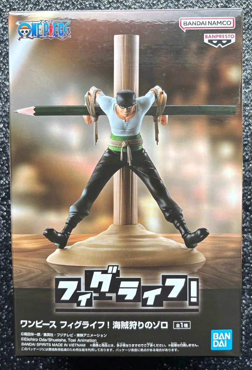 Roronoa Zoro Pirate Hunter Fig Life One Piece Figure Banpresto Bandai