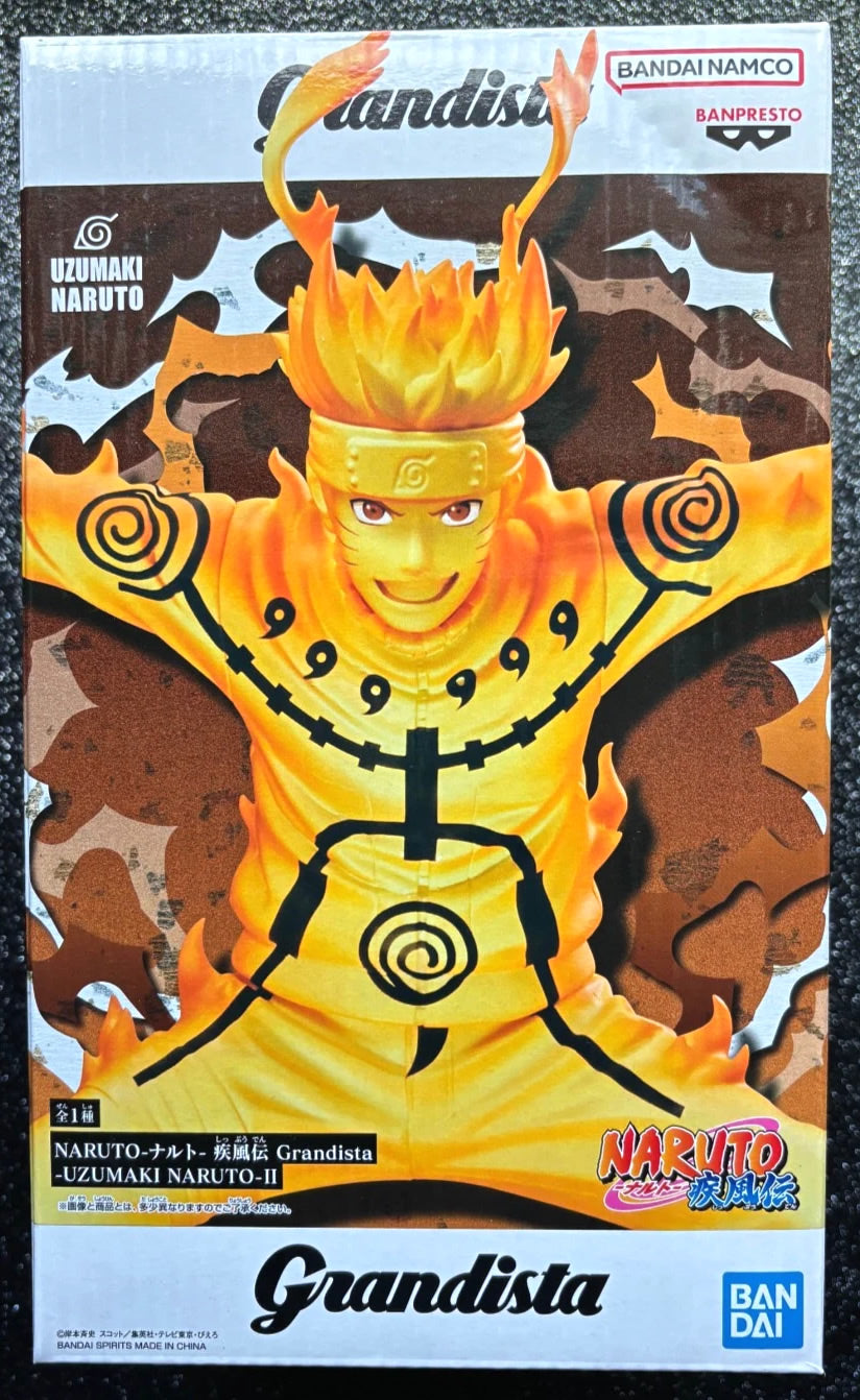 Naruto Uzumaki II Grandista Naruto Shippuden Figure Banpresto Bandai
