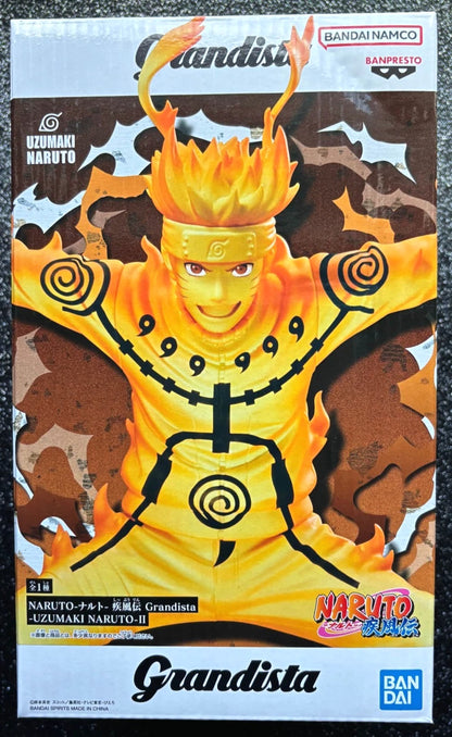 Naruto Uzumaki II Grandista Naruto Shippuden Figure Banpresto Bandai