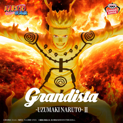 Naruto Uzumaki II Grandista Naruto Shippuden Figure Banpresto Bandai